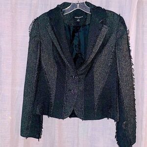 Insight Black and Grey Blazer